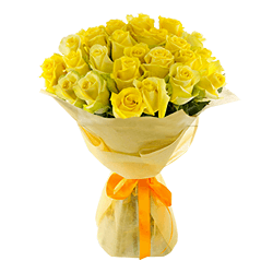 Букет из жёлтых роз (80 см.)
