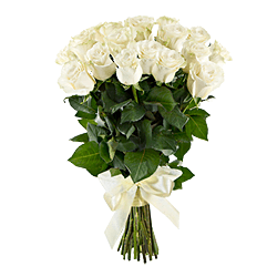 Букет из белых роз (80 см.)