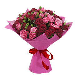 Bouquet of roses spray