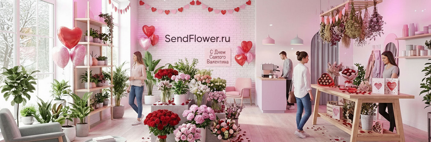 SendFlower.ru - Международная доставка цветов